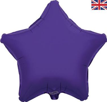 Oaktree 19inch Purple Star - Foil Balloons