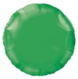 Oaktree 18inch Green Round Unpackaged - Foil Balloons