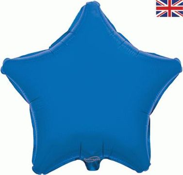 Oaktree 19inch Blue Star - Foil Balloons