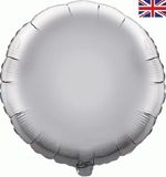 Oaktree 18inch Silver Round - Foil Balloons