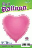 Oaktree 18inch Pink Heart Packaged - Foil Balloons