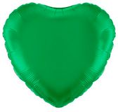 Oaktree 18inch Green Heart - Foil Balloons