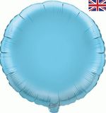 Oaktree 18inch Light Blue Round - Foil Balloons