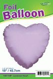 Oaktree 18inch Lavender Heart Packaged - Foil Balloons