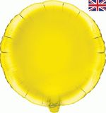 Oaktree 18inch Yellow Round - Foil Balloons