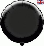 Oaktree 18inch Black Round - Foil Balloons