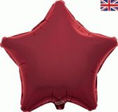 Oaktree 19inch Burgundy Star - Foil Balloons