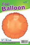 Oaktree 18inch Orange Round Packaged - Foil Balloons