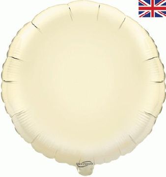 Oaktree 18inch Ivory Round - Foil Balloons