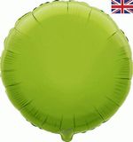 Oaktree 18inch Lime Green Round - Foil Balloons