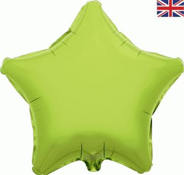 Oaktree 19inch Lime Green Star - Foil Balloons