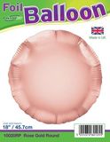 Oaktree 18inch Rose Gold Round Packaged - Foil Balloons