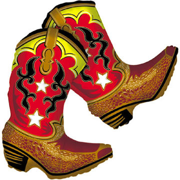 36inch Dancing Boots Packaged - Foil Balloons