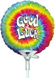 4inch Good Luck Tie Dyed (Flat) - Foil Balloons