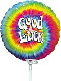 9inch Good Luck Tie Dyed (Flat) - Foil Balloons