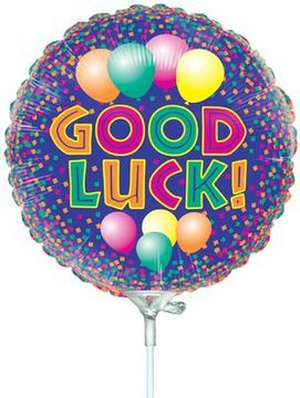 9inch Good Luck Bright (Flat) - Foil Balloons