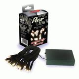20 Light set Warm White Green Wire - L.E.D Lights