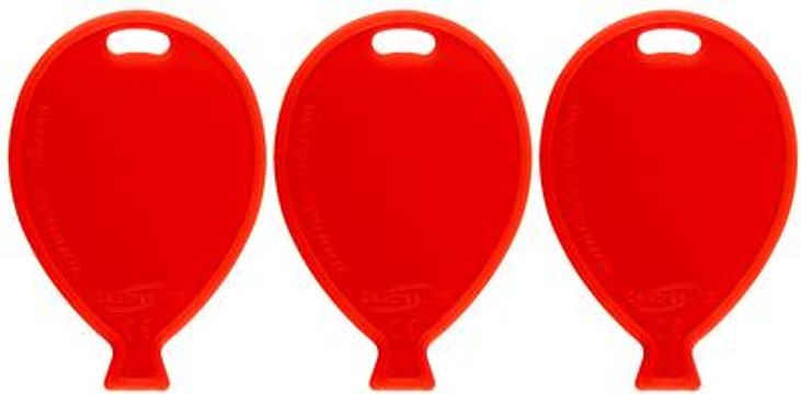 Balloon Shape Weights - Red x50pcs - Balloon Accessories