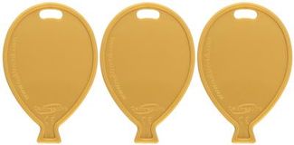 Balloon Shape Weights Primary Gold x50pcs - Balloon Accessories