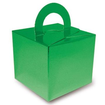 Balloon/Gift Box Metallic Green x 10pcs - Balloon Accessories