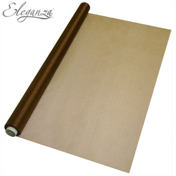 Eleganza Sheer Organza Chocolate 70cm x 10m - Organza / Fabric