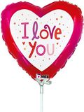 Betallic 9inch Love You Sparkles (Flat) - Foil Balloons