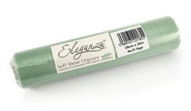 Eleganza Soft Sheer ORGANZA 29cm x 25m No.51 Sage - Organza / Fabric