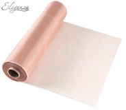 Eleganza Soft Sheer Organza 29cm x 25m No.87 Rose Gold - Organza / Fabric