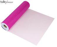 Tulle Finesse 12inch x 25y Fuchsia - Organza / Fabric