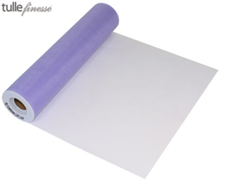 Tulle Finesse 12inch x 25y Lavender - Organza / Fabric