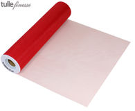 Tulle Finesse 12inch x 25y Red - Organza / Fabric