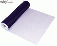 Tulle Finesse 12inch x 25yards Navy Blue - Organza / Fabric