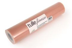 Tulle Finesse 12inch x 25y Rose Gold No.87 - Organza / Fabric