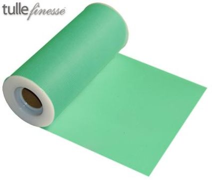 Tulle Finesse 6inch x 25y No.13 Mint - Organza / Fabric