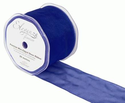 70mm x 20m Navy Blue - Ribbons