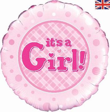 Oaktree 18inch It’s a Girl - Foil Balloons