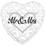 Oaktree 18inch Mr & Mrs - Foil Balloons