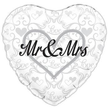 Oaktree 18inch Mr & Mrs - Foil Balloons