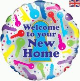 Oaktree 18inch Welcome to Your New Home - Foil Balloons