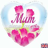 Oaktree 18inch Mum Always Love You - Foil Balloons