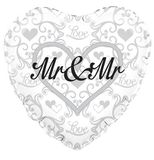 Oaktree 18inch Mr & Mr - Foil Balloons