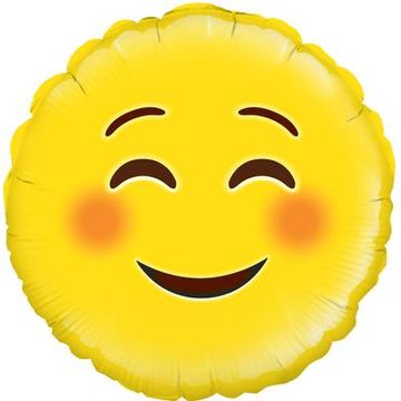 Oaktree 18inch Smile Emoji - Foil Balloons