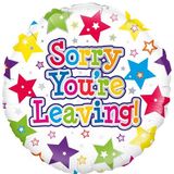 Oaktree 18inch Sorry Youre Leaving Stars - Foil Balloons