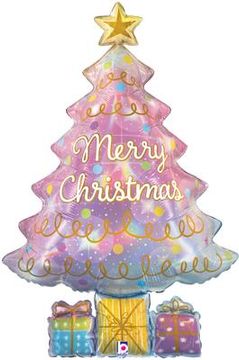 Betallic 39inch Shape Opal Christmas Tree Holographic (D) Packaged - Seasonal