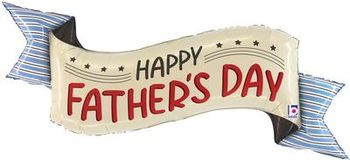 Betallic 51inch Shape Fathers Day Banner (D) Pkg - Seasonal