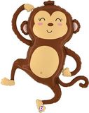 Betallic 33inch Shape Jungle Monkey (D) Packaged - Foil Balloons