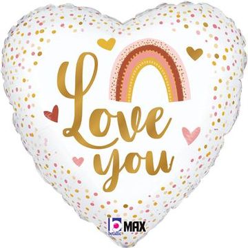 Betallic 18inch Boho Love You - Foil Balloons