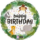 Betallic 18inch Jungle Birthday - Foil Balloons