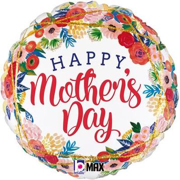 Betallic 18inch Mothers Day Floral Geo - Seasonal