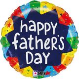 Betallic 18inch Fathers Day Bursting Colors - Seasonal